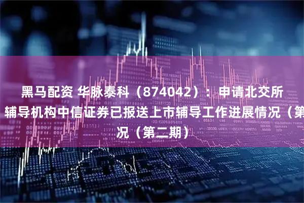 黑马配资 华脉泰科（874042）：申请北交所上市，辅导机构中信证券已报送上市辅导工作进展情况（第二期）